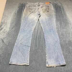 Vintage Levi's 515 Jeans Womens 12M Blue Denim Cotton Stretch Bootcut Leg Retro
